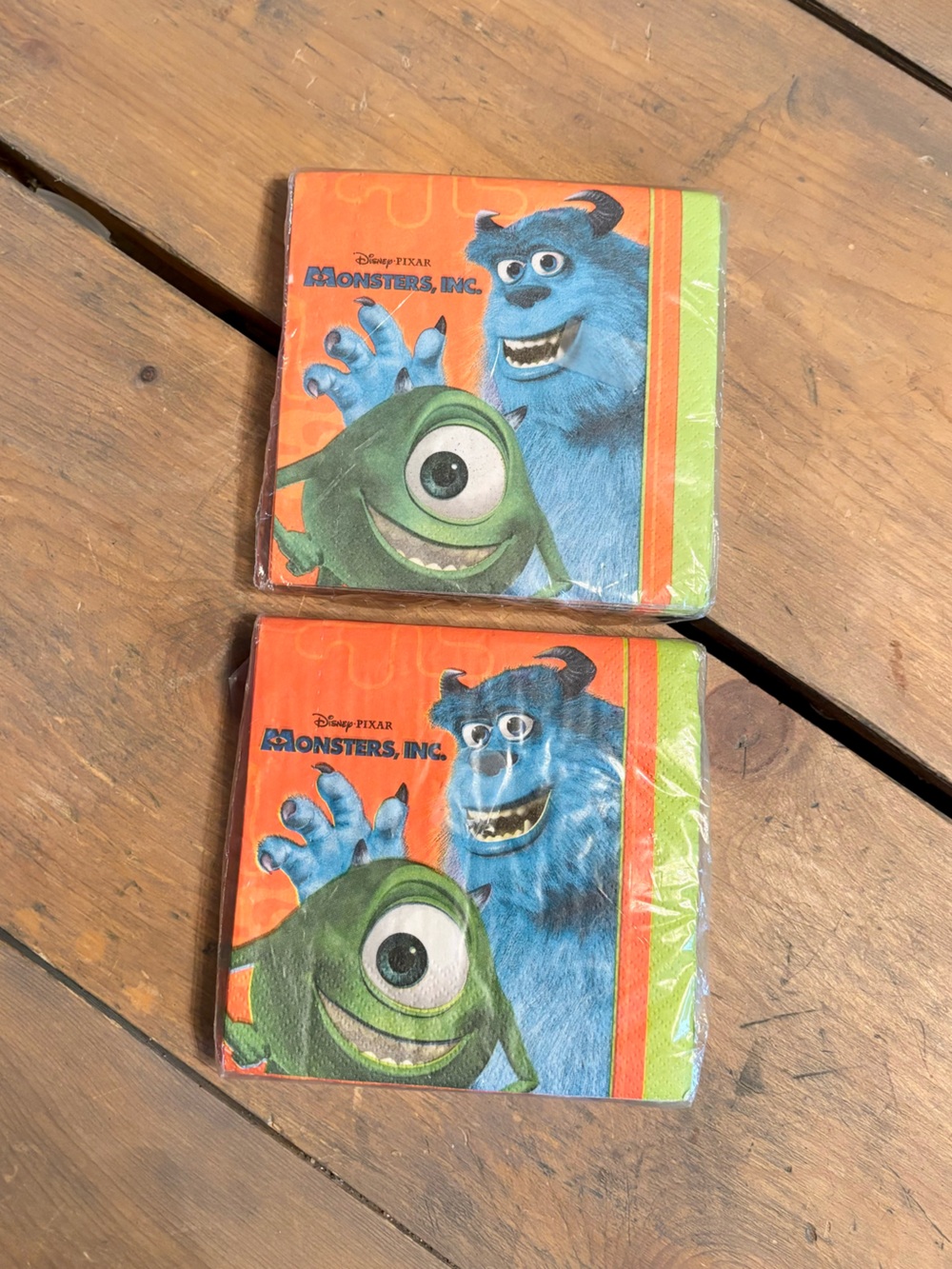 Vintage Disney Monsters Inc. Party Napkins